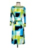 Dana Buchman Graphic Blue Casual Dress Size S - photo 1