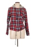 rue21 Plaid Red Zip Up Hoodie Size L - photo 1