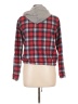 rue21 Plaid Red Zip Up Hoodie Size L - photo 2