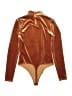 Lovers + Friends Gold Orange Bodysuit Size S - photo 2