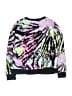 Justice 100% Recycled Polyester Tie-dye Black Sweatshirt Size 16 - 18 - photo 2