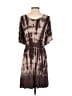 Venus Tie-dye Brown Casual Dress Size S - photo 2