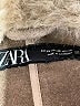 Zara 100% Polyester Gray Coat Size XS - photo 6