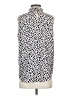 Ann Taylor 100% Polyester Ivory Sleeveless Blouse Size XS - photo 2