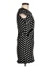 Zara Basic Polka Dots Black Casual Dress Size M - photo 4