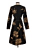 Tori Richard Print Black Cocktail Dress Size S - photo 2