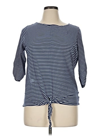Jones New York Signature 3/4 Sleeve Top (view 1)