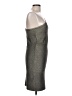 BCBGMAXAZRIA Metallic Gray Cocktail Dress Size L - photo 4