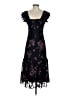 Antonio Melani 100% Polyester Color Block Fair Isle Floral Graphic Jacquard Ombre Marled Paisley Plaid Black Cocktail Dress Size 0 - photo 2