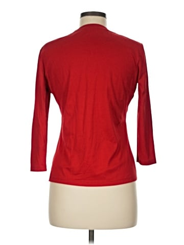 Lafayette 148 New York 3/4 Sleeve T-Shirt (view 2)