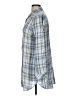 J.Jill 100% Linen Blue Long Sleeve Button-Down Shirt Size M - photo 5