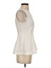 Zara Ivory Sleeveless Blouse Size S - photo 4