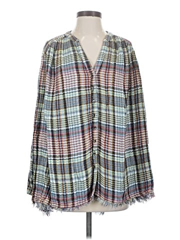 Free People Long Sleeve Button-Down Shirt (view 1)