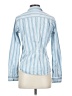 Frank & Eileen 100% Cotton Stripes Blue Long Sleeve Blouse Size XS - photo 2