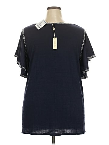 Max Studio Short Sleeve Top (view 2)
