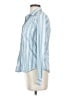Frank & Eileen 100% Cotton Stripes Blue Long Sleeve Blouse Size XS - photo 5