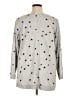 Jane and Delancey Stars Silver Pullover Sweater Size 1X - photo 2