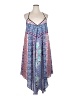 City Chic 100% Polyester Paisley Blue Casual Dress Size 18 Plus (M) - photo 1