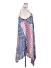 City Chic 100% Polyester Paisley Blue Casual Dress Size 18 Plus (M) - photo 4