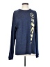 Adidas 100% Polyester Blue Long Sleeve T-Shirt Size S - photo 1