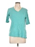 Chico's Teal Short Sleeve T-Shirt Size Lg (2) - photo 1