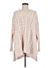 Free People Ivory Pink Pullover Sweater Size M - photo 1