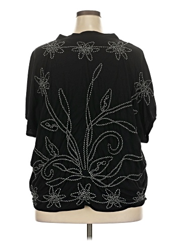 Saint Tropez West Short Sleeve Blouse (view 2)