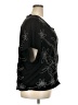 Saint Tropez West Black Short Sleeve Blouse Size 3X - photo 4