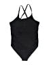 Summer Solid Black One Piece Swimsuit Size L - photo 1