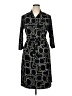 Assorted Brands Print Black Casual Dress Size XL - photo 1