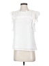 Halogen 100% Polyester White Sleeveless Blouse Size XXS - photo 1