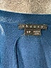 Theory 100% Cashmere Blue Sleeveless Button-Down Shirt Size S - photo 7