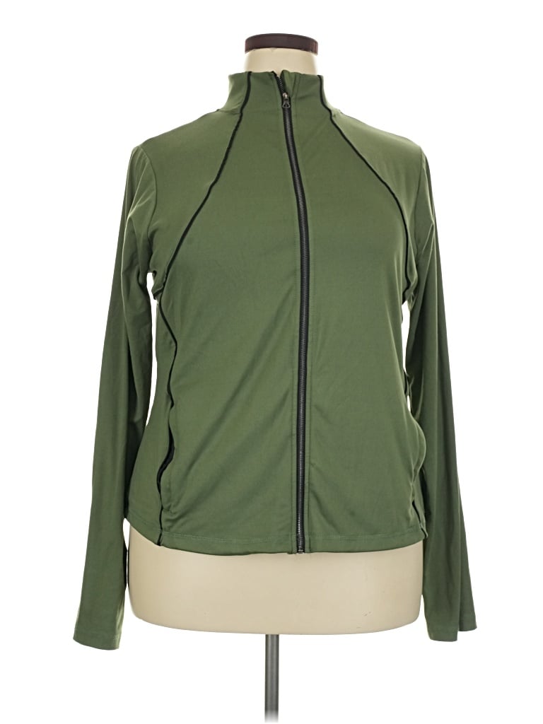 Pre-owned Pro Player Cardigan Sweater In Green