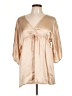 Agnona Tan 3/4 Sleeve Blouse Size EU (IT) 46 / US 10 - photo 1