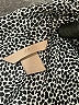 H&M 100% Polyester Animal Print Gray 3/4 Sleeve Blouse Size 4XL - photo 7