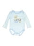 Little Beginnings Blue Long Sleeve Onesie Size 6-9 mo - photo 1