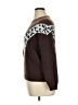 Angashion Chevron-herringbone Brown Pullover Sweater Size XL - photo 5
