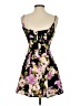 Aqua Floral Black Cocktail Dress Size XXS - photo 2