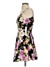 Aqua Floral Black Cocktail Dress Size XXS - photo 5
