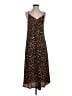 Baum Und Pferdgarten Animal Print Brown Casual Dress Size S (estimated) - photo 1