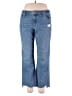 Express Hearts Blue Jeans Size 12 - photo 1