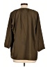 MICHAEL Michael Kors 100% Polyester Brown 3/4 Sleeve Blouse Size L - photo 2