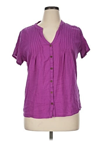 PrAna Short Sleeve Blouse (view 1)