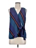 Allison Joy 100% Polyester Blue Sleeveless Blouse Size M - photo 1