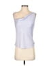 Open Edit 100% Polyester Silver Sleeveless Top Size XXS - photo 1