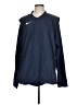 Nike 100% Polyester Blue Windbreaker Size L - photo 1