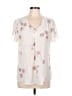 Daniel Rainn Ivory Short Sleeve Blouse Size L (petite) - photo 1