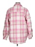 Francesca's 100% Polyester Plaid Pink Jacket Size M - photo 2