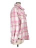 Francesca's 100% Polyester Plaid Pink Jacket Size M - photo 4