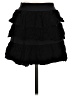 BCX 100% Rayon Solid Black Casual Skirt Size S - photo 1